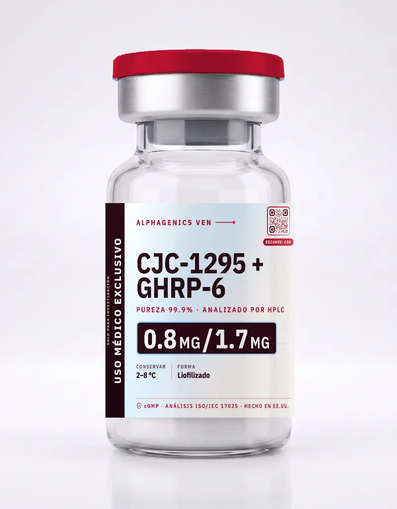 Mezcla CJC-1295 + GHRP-6 — vial Alphagenics