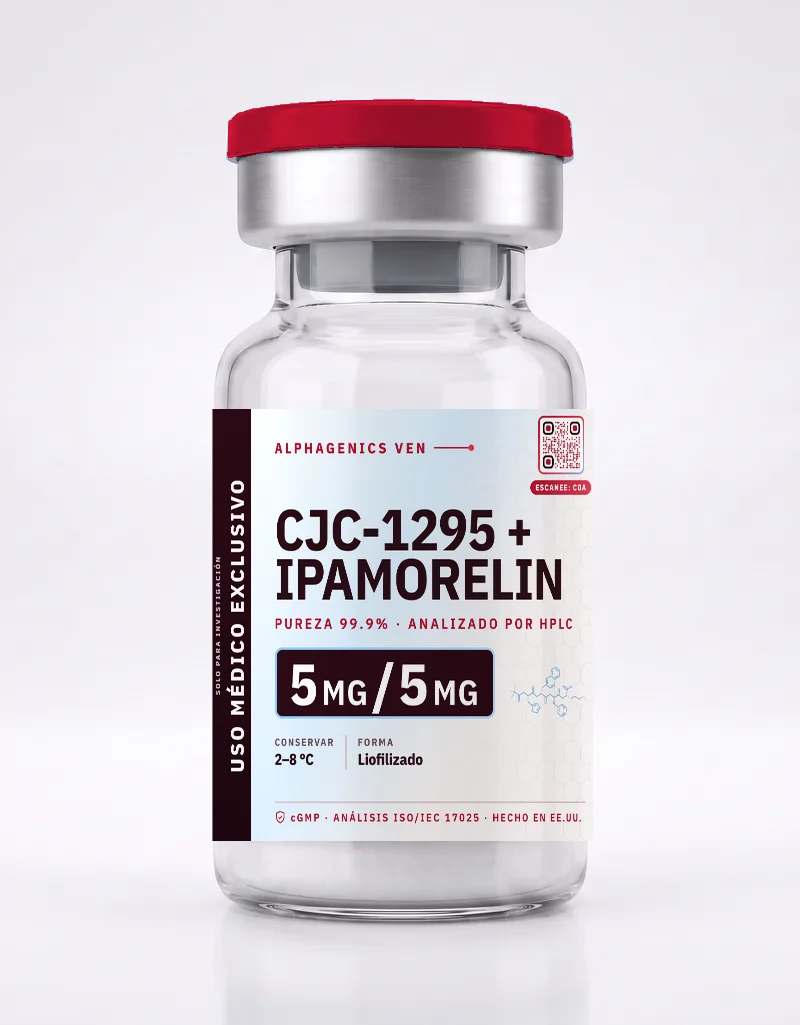 Mezcla CJC-1295 + Ipamorelina — vial Alphagenics